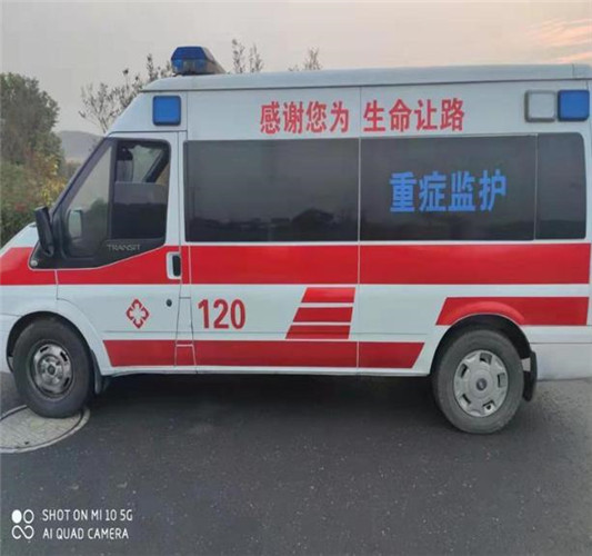 礼县救护车出租服务案例3